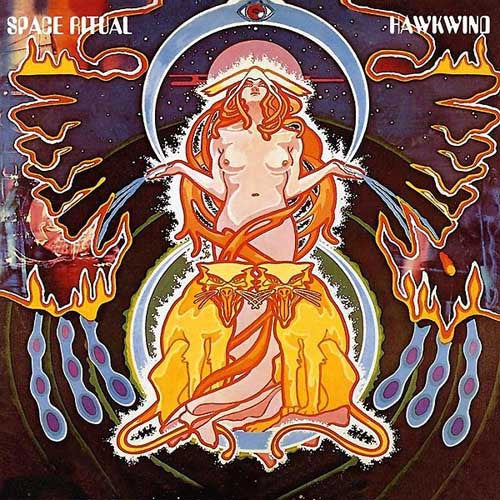Hawkwind – Space Ritual   ,  	 2 LP,  Foldout Sleeve