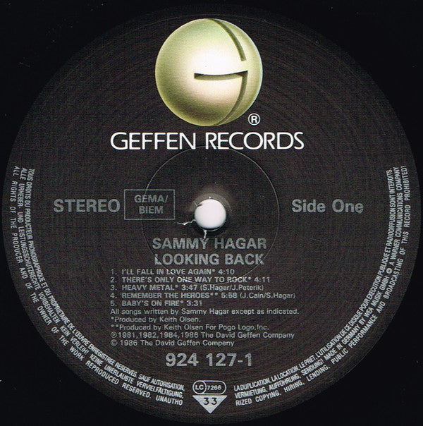 Sammy Hagar – Looking Back