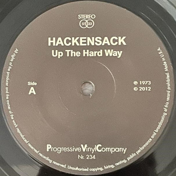 Hackensack – Up The Hard Way