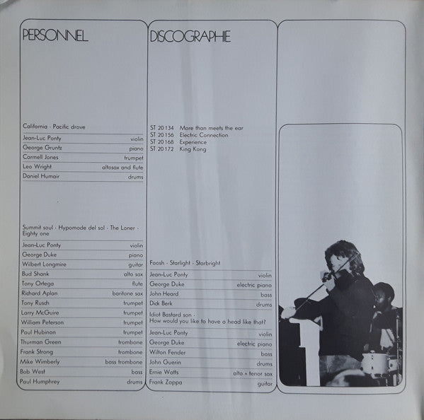 Jean-Luc Ponty – Portrait , 2LP , Gatefold