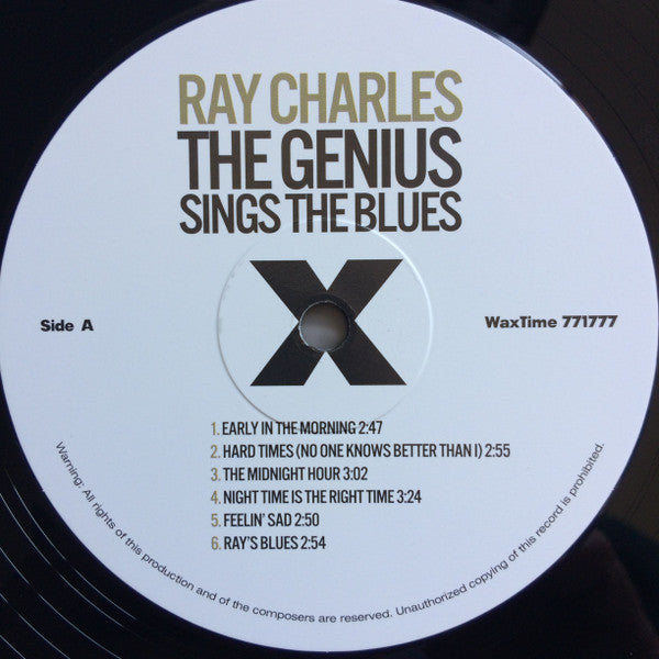 Ray Charles – The Genius Sings The Blues , 180 gram , Limited edition
