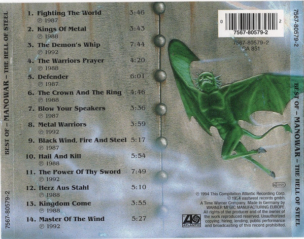 Manowar – Best Of Manowar - The Hell Of Steel