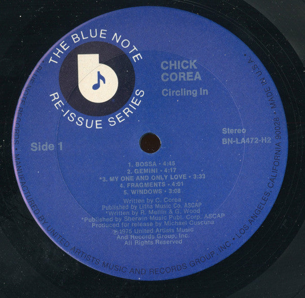 Chick Corea – Circling In , 2LP , Gatefold