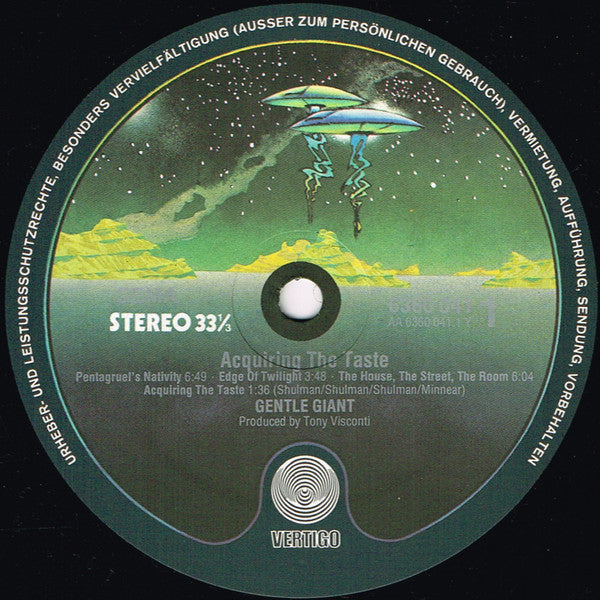 Gentle Giant – Acquiring The Taste , gatefold