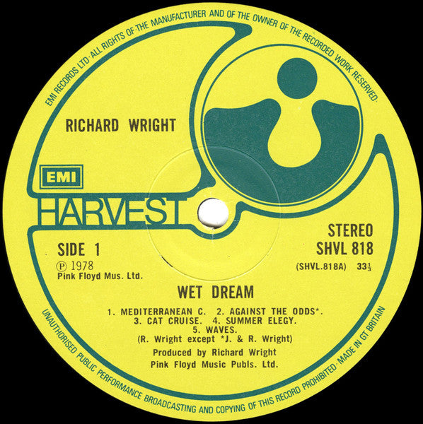 Richard Wright – Wet Dream , Gatefold