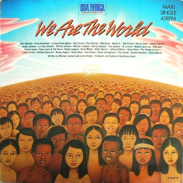 USA For Africa – We Are The World , 45 RPM, Maxi-Single