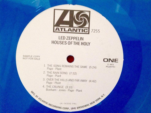 Led Zeppelin – Houses Of The Holy , bLUE VINYL