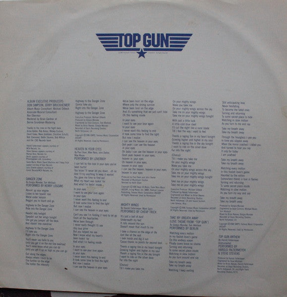 Top Gun (Original Motion Picture Soundtrack)