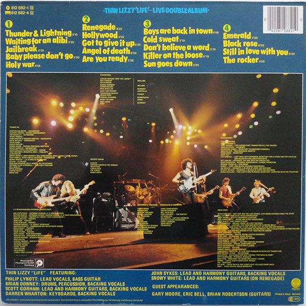 Thin Lizzy – Life Live , 2LP , Gatefold ( inclusiv guest Gary Moore )