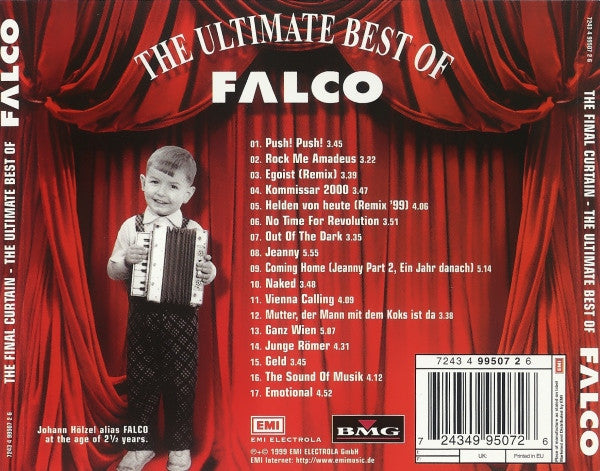 Falco – The Final Curtain - The Ultimate Best Of Falco