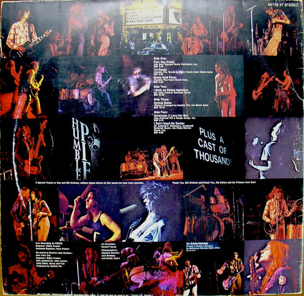 Humble Pie – Performance: Rockin' The Fillmore, 2LP , Gatefold, 1st Press