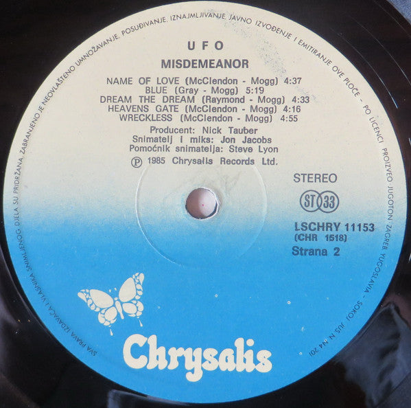UFO – Misdemeanor