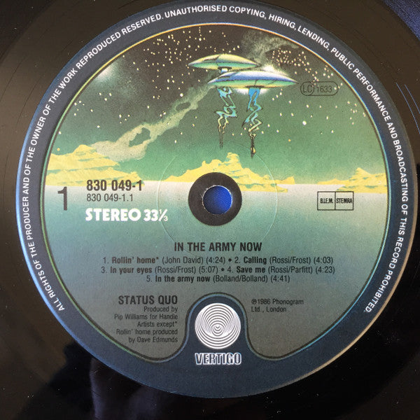 Status Quo – In The Army Now