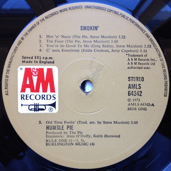 Humble Pie – Smokin'