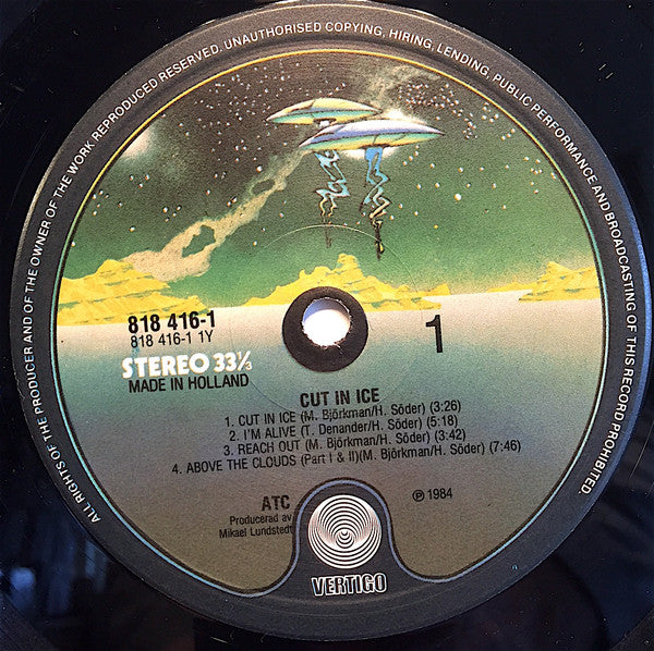 ATC – Cut In Ice , 1press , Suedia