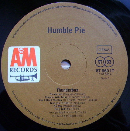 Humble Pie – Thunderbox