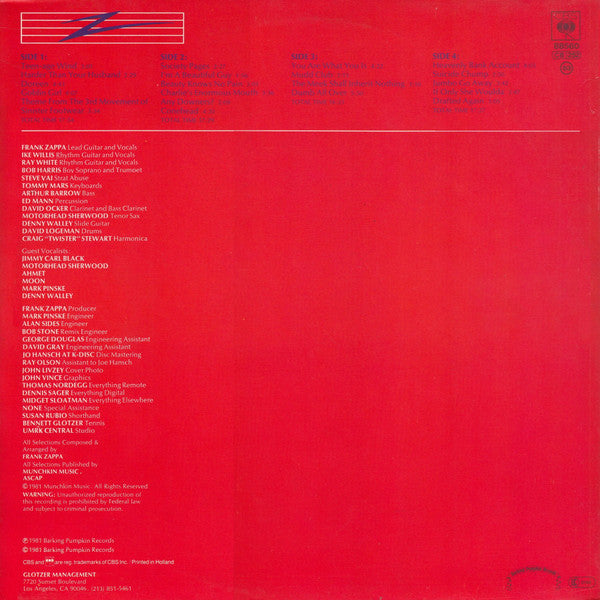 Frank Zappa – You Are What You Is , 2LP , Gatefold