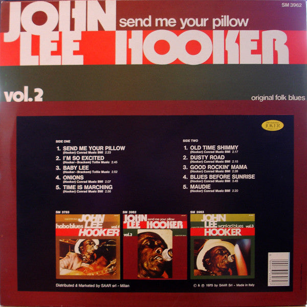 John Lee Hooker – Vol. 2 - Send Me Your Pillow