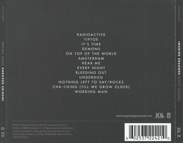 Imagine Dragons – Night Visions