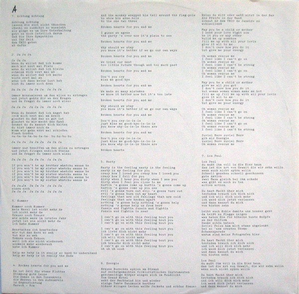 Trio – Trio , 1 press , Germany