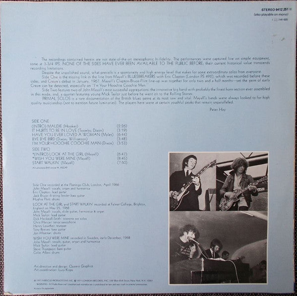 John Mayall – Primal Solos