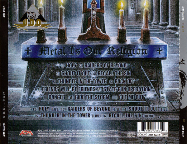 U.D.O. – Holy , CD , Anniversary Edition