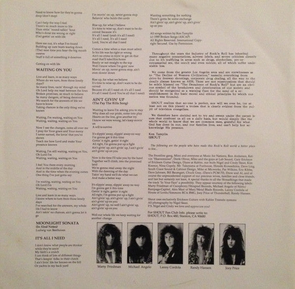 Shout – In Your Face