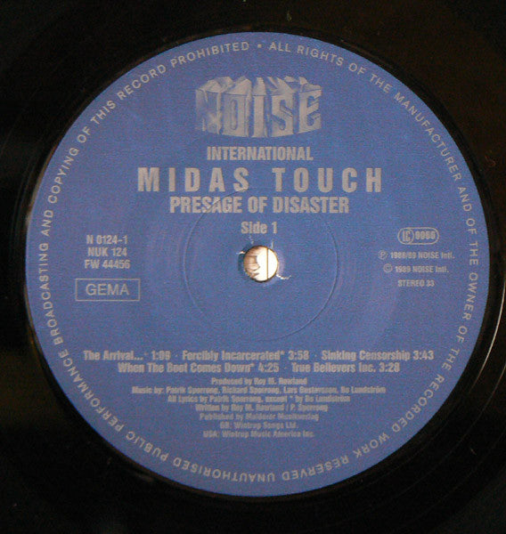 Midas Touch – Presage Of Disaster