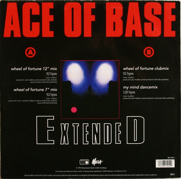 Ace Of Base – Wheel Of Fortune , MAXI , 12", 45 RPM