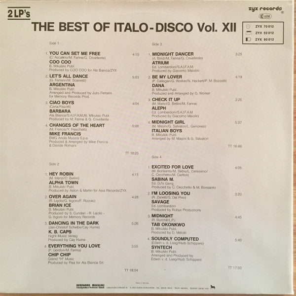 The Best Of Italo-Disco Vol. 12 , 2LP , Gatefold