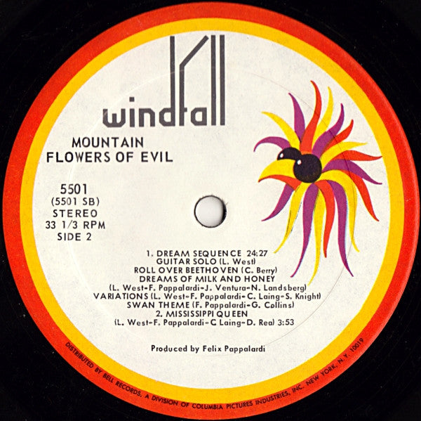 Mountain – Flowers Of Evil , 1 press , US