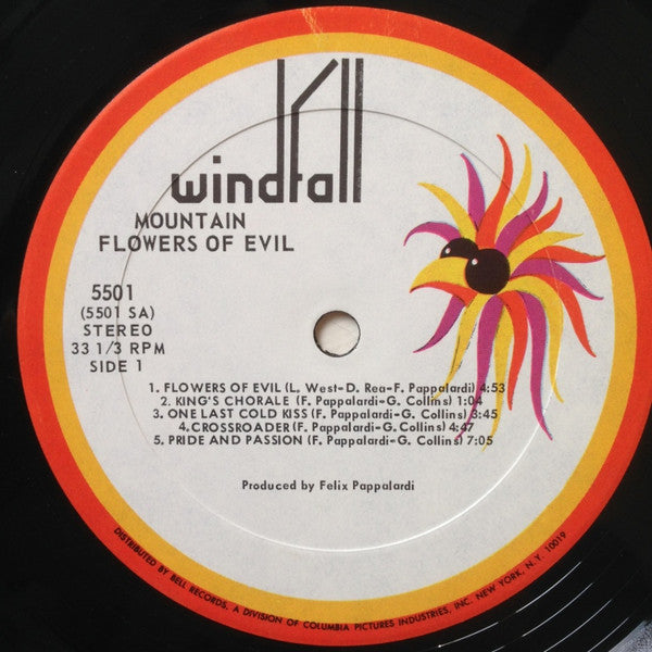 Mountain – Flowers Of Evil , 1 press , US