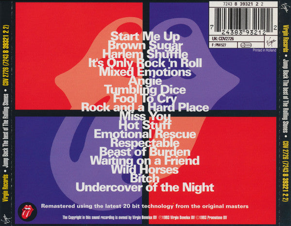 The Rolling Stones – Jump Back (The Best Of The Rolling Stones '71 - '93)