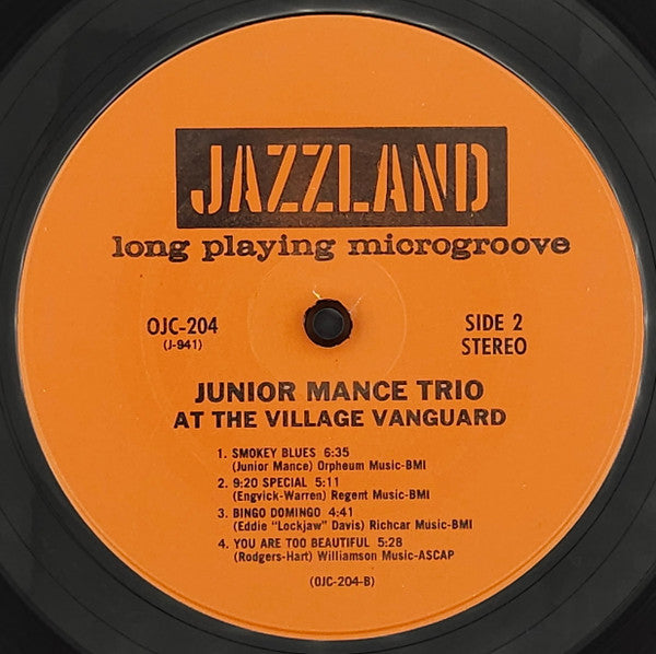 Junior Mance Trio – At The Village Vanguard