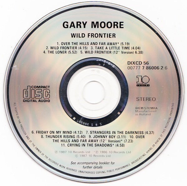 Gary Moore – Wild Frontier