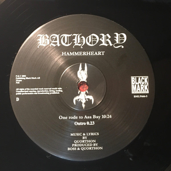 Bathory – Hammerheart , 2LP
