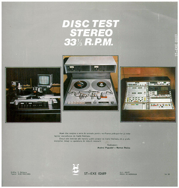 Disc Test Stereo