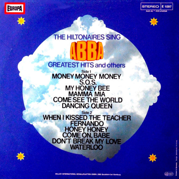 The Hiltonaires – The Hiltonaires Sing Abba's Greatest Hits And Others