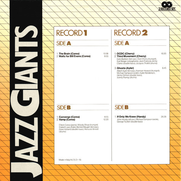 Chick Corea - Dave Holland - Hubert Laws - Woody Shaw - Gato Barbieri / Don Cherry - Albert Ayler - John Handy Quintet - And Many Others 2LP