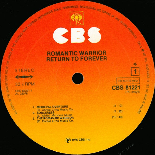 Return To Forever – Romantic Warrior
