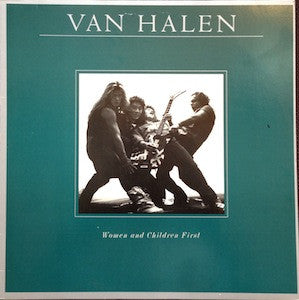 Van Halen – Women And Children First , with 24" x 36" poster of David Lee Roth in chains