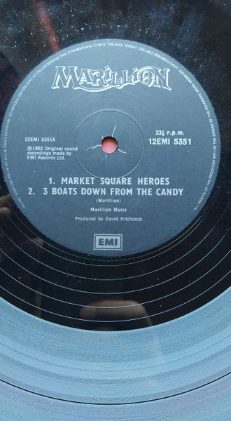 Marillion – Market Square Heroes , 33 ⅓ RPM, Single, Black Labels
