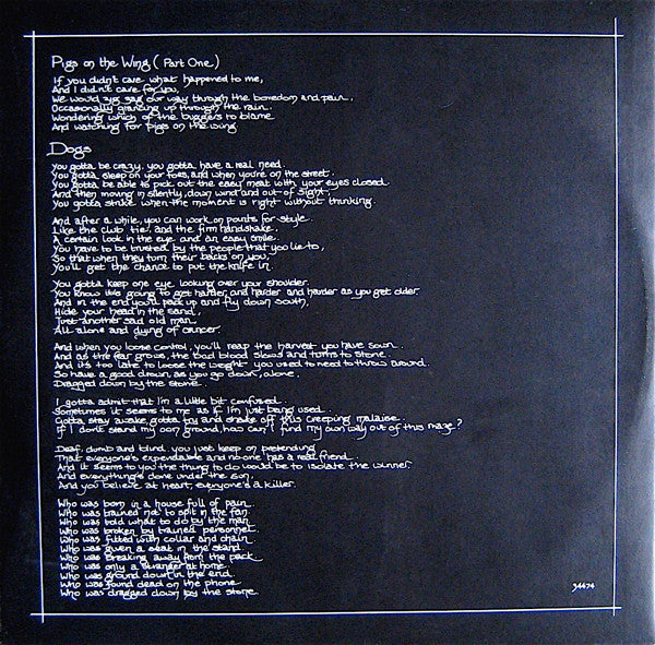 Pink Floyd - Animals gatefold