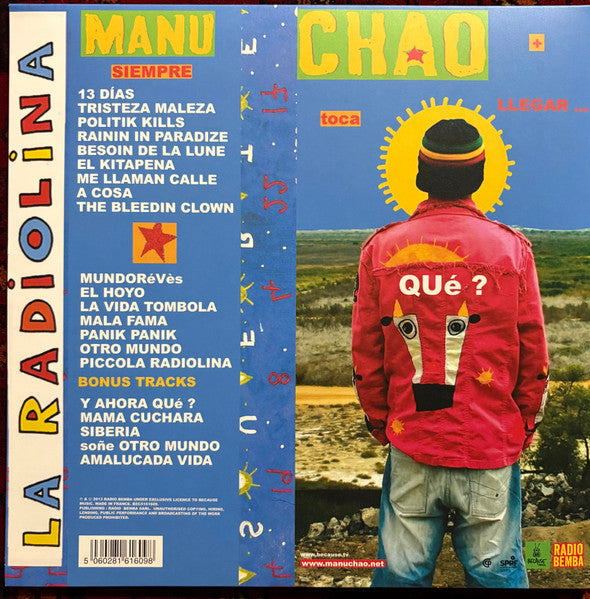 Manu Chao – La Radiolina, 2xLP, Gatefold