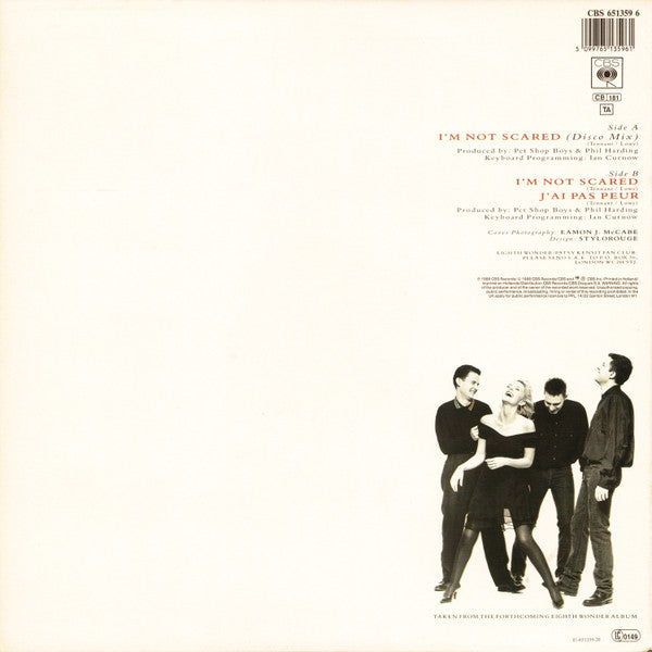 Eighth Wonder – I'm Not Scared (Disco Mix) , Maxi - single