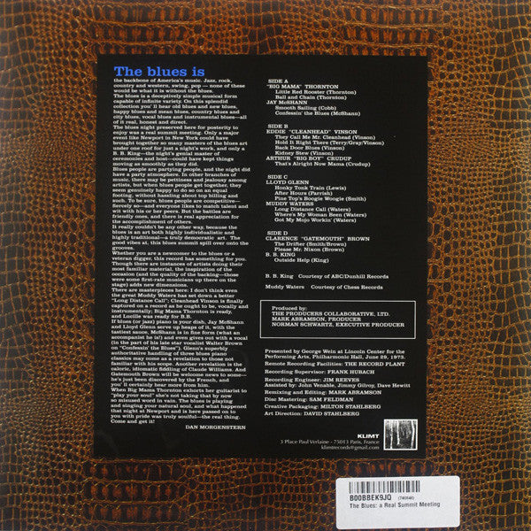 The Blues... "A Real Summit Meeting" , 2LP , Gatefold