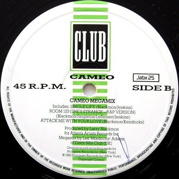 Cameo – She's Strange , 2LP , 45 RPM
