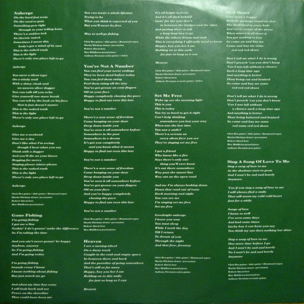 Chris Rea – Auberge , 1 press , Germany