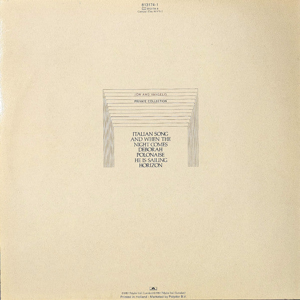 Jon & Vangelis – Private Collection