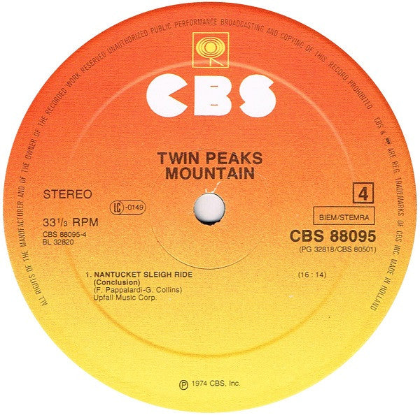 Mountain – Twin Peaks , 2LP , Gatefold